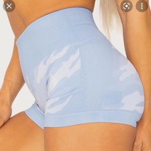 Ryderwear Seamless Camo Blue Shorts